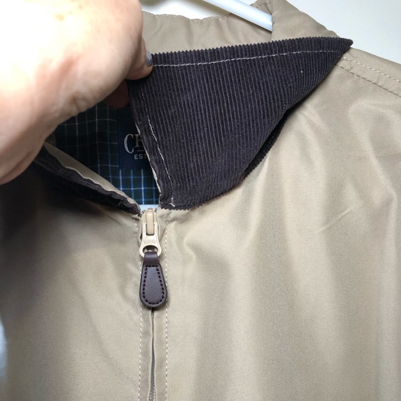 CHAPS RALPH LAUREN HARRINGTON JACKET, SIZE L, KHAKI COLOR, Perfect condi… - Picture 4 of 11